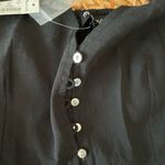 Madewell Black Super Crop Vest/ Bustier Tank Top size Small Photo 4