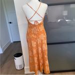 Sundae Muse  Midi Orange Dress - Size 6 Photo 3