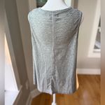 Knox Rose  Heather Gray Scoop Neck Loose Fit Distressed Tank Top Sz Medium Photo 2