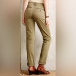 Pilcro and the Letterpress Pilcro Anthropologie Fit Hyphen Chinos Olive Green Women’s 29 Boho Comfort Prep Photo 2
