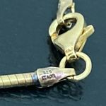 Sterling Silver 925 Gold Vermeil Sliding Ball Charm Pendant Snake Chain Necklace Photo 10