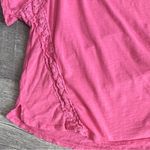 Altar'd State Oversized Crop Top Tee Womens S Pink Cotton Relaxed Fit Casual Photo 2