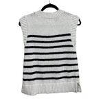 Loft Striped Sleeveless Sweater Tee in Navy and White - Size XS Photo 2