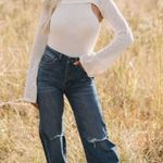 These Three Boutique Nate Slit Knee Flares Photo 0