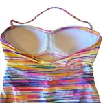 Ralph Lauren LAUREN Summer Tie Dye Twist Swimsuit One Piece Convertible Size 12 Photo 7