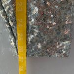 Tipsy Elves  size XL Sparkling Silver Leggings sequin high waist elf Christmas wi Photo 3