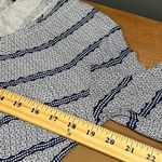 Romeo + Juliet Couture  medium navy white romper vneck snaps shut 1.5” inseam nwt Photo 2