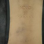 Mango  Womens 7 Gray Suede Block Heel Shoes Photo 10