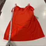 Felicity & Coco Isabella Sleeveless Ruffle V Neck Dress in Fire Coral Size M Pink Size M Photo 9