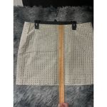 H&M  Studded Mini Skirt Size 16 Tan With Silver Tone Studs New With Tags Photo 4