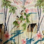 Aloha shirt/ hawaiian shirt Pink Size M Photo 3