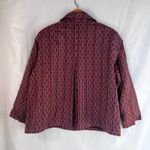 Coldwater Creek Asian Flair Embossed Maximalist Multicolor Jacket Plus Size 1X Photo 1