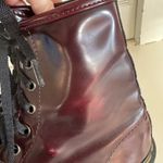 Dr. Martens women’s vegan 1460 cherry red Cambridge boots size 8 Photo 4
