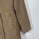 Gap  Double Breasted Lined Parka Coat Womens‎ Medium Beige Cotton Preppy Classic Photo 7