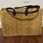 MISA Los Angeles  Tan & Black Jane Large Box Bag Photo 0