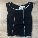 Princess Polly  Contrast Stitch Crop Top Size 0 Photo 0