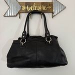 Coach Penelope Pebbled Black Leather Handbag Photo 11