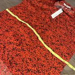 Alice + Olivia Petite Dream Scarlet Silk Blouse Sz L NWT Patterned Blouse Photo 3