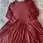 Zenana Premium Pink Tunic Babydoll Tee Size Small Photo 0