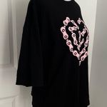 Spirit Jersey  Pink Heart Chain Oversized T-Shirt Photo 3