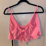 Gianni Bini Lucia Woven Drape Neck Sleeveless Crop Back Detail Scarf Top - size XL Photo 5