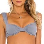 Tularosa NEW  Light Blue Bikini Top sz M Photo 0