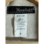 Moonlight  Y & S Open front 100% Linen Cream Blazer Lagenlook made in USA Medium Photo 4
