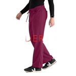 Grey's Anatomy  Maroon Scrub Pant Medical Nurse Doctor Hospital Size LP EUC #1339 Photo 2