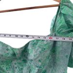 Bardot  Kiah Puff Sleeve Green Floral Corset Mini Dress Size 12 Photo 15