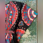 Trina Turk silk blend kimono waist tie resort beach dress, size medium Photo 1