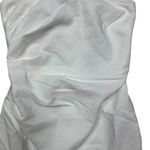 NWT Lulu's Festive Occasion White Ruched Strapless Bodycon Mini Dress Size S Photo 3
