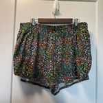 Lands' End  Women Bright Floral Cotton Modal Lined Boyshorts Pull On Casual Short Photo 0