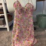 Princess Polly  Dress Floral Mini Pink Photo 0