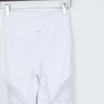 Aerie Chill. Play. Move. Mesh Laser Cut 7/8 Leggings White Size Small Photo 5