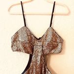 NWT Lulus Luxe Gold Sequin Cutout Bodycon Mini Dress. Size L Photo 11