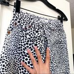 RE/DONE Jeans HR Ankle Crop Stretch Spotted Animal Cheetah Worn White 23 GUC Photo 6