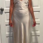 Selfie Leslie - HERE COMES THE SUN MAXI SATUN DRESS IN CHAMPAGNE Photo 3