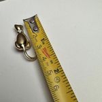 Small Kitty Cat Brooch Pin Rhinestone Collar Gold Tone Signed Carolee Photo 2