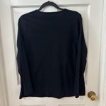 kim rogers Embellished XL Snowman Winter Holiday Christmas Black‎ Top Shirt  Photo 1