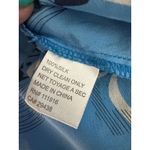 Yumi Kim Blue White Floral 100% Silk Wrap Blouse Size Medium Photo 3