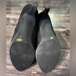 Coach And Four Boots Womens 10 High Heels‎ Ankle Booties Black Fabric Photo 5