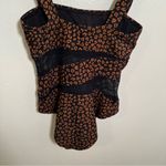 Carmen Marc Valvo Spliced One-Piece Swimsuit Animal Print 10 Photo 6