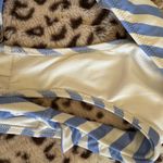 Victoria's Secret Victoria’s Secret blue striped ruffle bikini set 34C- Small Photo 7