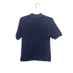 Ralph Lauren Polo  Womens 1/4 Zip Short Sleeve Top Size L Navy Blue Preppy Photo 5