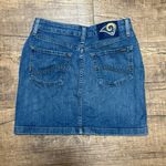 NFL Vintage  Los Angeles Rams blitz denim mini skirt Photo 1