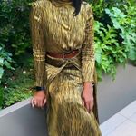 Petersyn Zuma Maxi Dress Olive Green Womens Size Large Photo 12