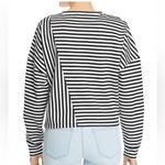 Parker  Nanette Striped Tie-Front Top Size   XXS Black/White Photo 8