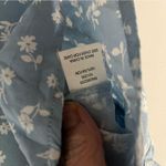 LA Hearts Pacsun/ Blue Floral Puff Short Sleeve Open Top With Front Tie Bows XS Photo 11