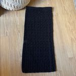 L'Academie  Charcoal Crochet Knit Skirt Photo 2