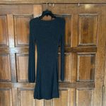 American Eagle  Outfitters Dark Grey Knit Sweater Dress Size Medium Ribbed Photo 1
